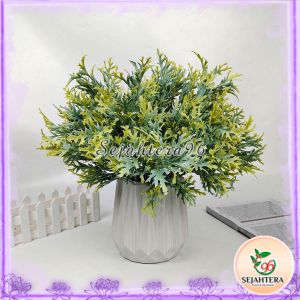 Daun ACC Rumput Laut Cabang 5 Tanaman Hias rumput hias plastik Hiasan tanduk rusa - artificial - hiasan bunga Dekorasi Pelaminan - Tanaman Hias rumput hias plastik - Hiasan kamar plastik - bunga import murah