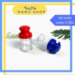 Bình rót nước mắm lọ đựng nước mắm dầu ăn nước tương hai đầu Mamu shop M195