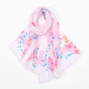 UNIITY Print Silk Scarf Hair Scarf Headband Vintage Headkercheif Hijab Foulard Bandana High Quality Thin Neck Tie Shawl Wraps Women