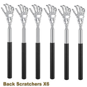 ZEEMIN Portable Extendable Back Scratcher Stainless Steel Telescoping Back Scratcher for Both Human and Pets Extendable Back Massager