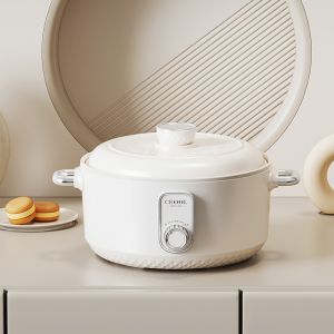 CEOOL 3L Electric Cooker Household Periuk Elektrik Cooking Pot Hot Non-stick Multicooker Electric Pot Hotpot Electric 电火锅