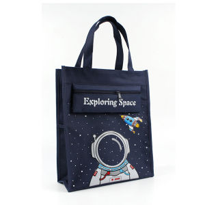 Benedetto Multifunctional Kids Tutoring Bag Student Tote Bag Cartoon Tuition Bag Waterproof Hand-Carrying Tuition Bag