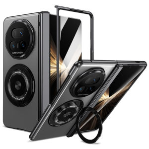 Suitable for Honor Magic V5 Magic V 5 Honor MagicV 5 Honor MagicV5 Aluminum Back plate Rear case cover 360 rotary bracket phone case Shell and film integrated Central axis Protect Shockproof Casing Cover