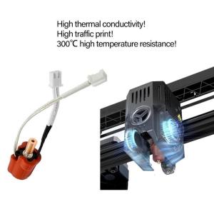 3D máy in đùn hotend Set 0.4 mét vòi phun Brass/Thép cứng tăng cường tốc độ in ấn và cho Ender 3 ke