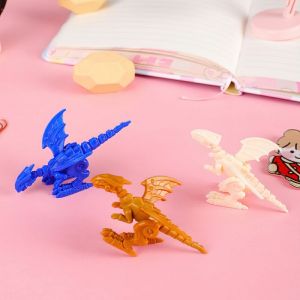 Set 10 đồ chơi xe công trình lắp ghép mini dễ thương cho bé Mô hình lắp ráp rồng bay-NIEVE
