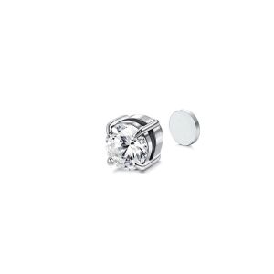Korean Fashion Strong Magnet Stud EarringsCrystal Zircon Not Easy To Fall Off Earrings Ear Clips Decoration