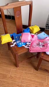 [SG Seller]Toddler Buoyancy Safety Swim Vest Comfortable Wearable Float Jacket with Arm Float Sleeves for Swimming
