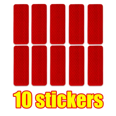 ✨【READY STOCK】Brighter Than Car Lights！reflective sticker tape Reflection 10000 lumens Sticker Safety Mark Car Reflective Tape reflector sticker sticker reflective safety sticker Reflective sticker motorcycle for car or jacket反光贴纸