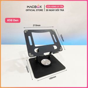 Giá đỡ Laptop chân xoay 360 độ Đế tản nhiệt kê laptop Máy tính bảng hợp kim Thép công thái học K94 K95 Mac
