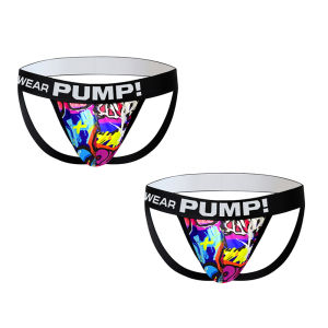 CMENIN PUMP 2Pcs CMENIN BƠM 2 Chiếc Nylon Nam Quần Đùi Và G Dây Quần Lót Nam Thoải Mái Stringi Gợi Cảm Người Jockstrap Quần Lót MP224 MP224