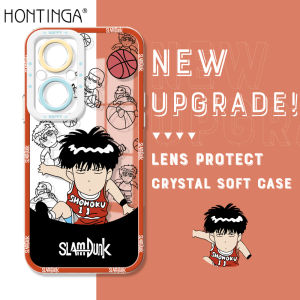 Hontinga Casing Case For OPPO Reno8 Z Reno7 Z Reno8Z Reno7Z Reno 8Z 7Z 5G A96 5G Case Transparent Clear Case Anime Slam Dunk Sakuragi Hanamichi Soft Silicone Full Cover Rubber Cases Cover Phone Casing Softcase