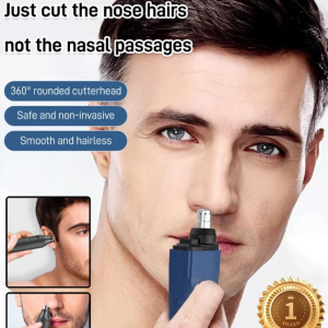【🔥🔥Hot Sell】[Safe And Non-Invasive]German Quality Electric Nose Hair Trimmer 360° Rounded Cutterhead Type-C 毛修剪器