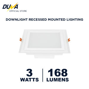 DUMA DOWNLIGHT RECESSED MOUNTED LIGHTING TRI COLOR LED 3W 6W 12W SQUARE TYPE HOME DECOR INDOOR CEILING