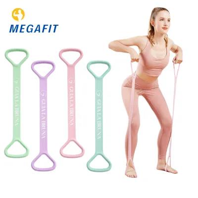 MEGAFIT Elastic Rubber Bands 8 Shaped Chest Expander Rope Fitness Exercise Band Yoga Training Rope DTY