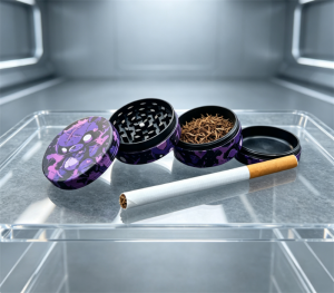 Hotel Catering Back Kitchen Grinder Seasoning Metal 4 Layer 1.6in Magnetic Cover Sieve Storage Gadget