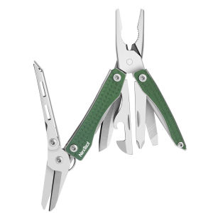 NexTool Mini Flagship Green Multi-Tool with 10 Functions (Updated Version) 10-year warranty