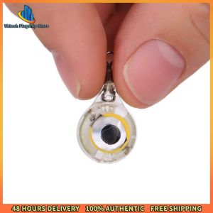 Vktech Mini Eye Shape Fishing Lures - 10Pcs Battery Powered for Night Fishing in Seawater and Freshwater