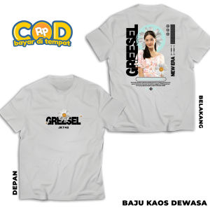 SINFASHION87 - KAOS GREESEL JKT48 NEW ERA - KAOS DISTRO DEWASA - TSHIRT MEMBER JKT 48 NEW ERA - BAJU DEWASA