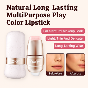 Makeup Blush Cream Stick Waterproof Long-Lasting Lip Cheek Eye Multi-Use Stick Nude Makeup Easy Color Brightening Skin Tone