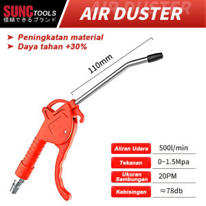 SUNCTOOLS Jerpan Air Duster GUN Air Chuck Blow GUN Pembersih Debu Pengisi Coupler Semprotan Angin Kompresor Murah Tembakan Angin air recoil hose