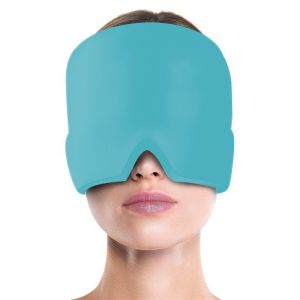 Migraine Relief Cap Gel Resuable Headache Migraine Hot Head Fever Ice Pack Tension Reliever Hot Cold Eye Mask Antistress Relax Massager