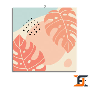 HIASAN DINDING MINIMALIS DAUN ABSTRAK WALLDECOR NUANSA ABSTRAK HAND DRAW MINIMALIS 20X20 HIASAN DAN PAJANGAN RUMAH AESTHETIC KEKINIAN