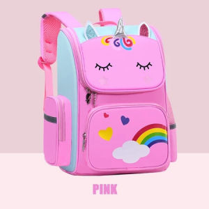 【VIDKHSY Store】2025 Cute Unicorn School Bag for Kids Girls & Boys Waterproof Large Kindergarten Primary Sling Bag School Backpack for Kids