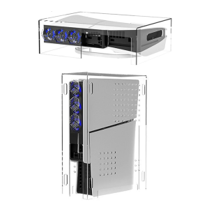 ฝาครอบกันฝุ่นอะคริลิคใสเคสโทรศัพท์ที่ชัดเจนอุปกรณ์เล่นเกมกันฝุ่นฝาครอบกันฝุ่นติดตั้งง่ายสำหรับ P5บาง