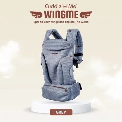 CUDDLEME WingMe Carrier Gendongan Depan tanpa Hipseat Ergonomis Nyaman Stylish Newborn Toddler Gendongan Cuddle Me Wing Me