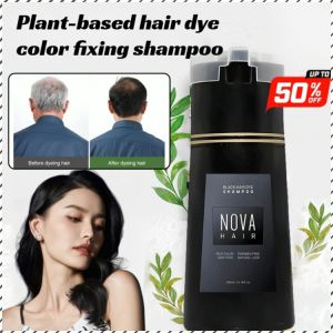 Herbal Hair Dye Herbal Natural Appearance Shampoo Non-irritating Safety Solid Color Nourish