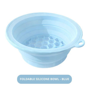 Foldable Silicone Face Bath Bowl with 8 Cell Ice Tray Reusable Skincare Tool Portable Ice Pore Care