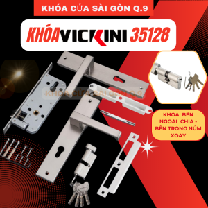 Quà tặng - KHÓA VICKINI 35128- TAY GẠT KEN SƯỚT MỜ - BH 2 NĂM