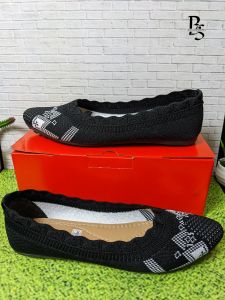 COD - Sepatu FlatShoes Wanita Korea Bahan Rajut Import Size 37 - 40 / Sepatu FlatShoes Balet Slip On