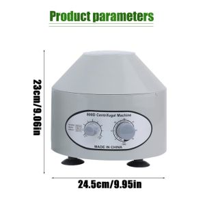 800D Electric Centrifuge Machine Lab Laboratory Medical Liquid Separate with Timer and Speed Control