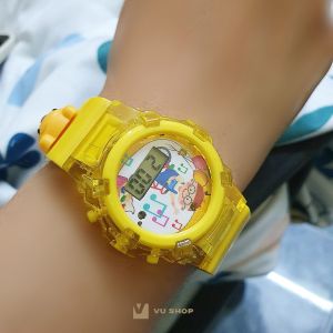 [HCM] Đồng hồ trẻ em - Đèn led đổi màu kèm nhạc (Nhiều màu)