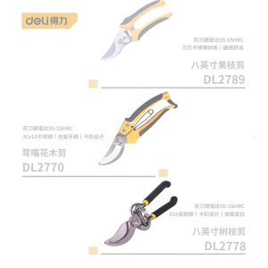 Pruning Shears Garden Shears for Gardening Handheld Heavy Duty Garden Hedge Branch Scissors Cutter Hand Pruners Tool