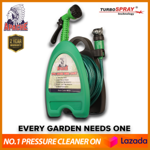 APACHE TurboSpray® HR10 | 10-Metre Hose Reel Set | Garden Water Inlet Supply| Suitable for all APACHE HM/HV/HI Series High Pressure Cleaner | Water Jet Sprayer Washer Car Wash Machine | Jet Pencuci | 2 YEAR WARRANTY |
