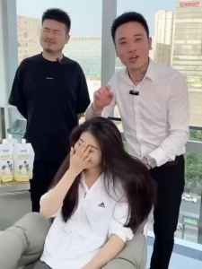 正品现货龙哥说蛋白发膜Brother Long Says Perm Dye Repair Soft Smooth Smooth Protein Hair Mask Care No Heating 1 Minute Home