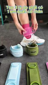 Quấn Cổ Chân Tập GYM Chất Liệu Da Đệm Kết Hợp Cùng Dây Cáp Chắc Chắn Giúp Tập Chân Mông Săn Chắc
