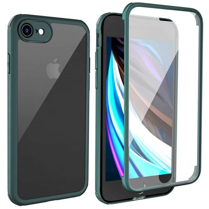 Case for iPhone SE 2022 (SE 3rd Generation),iPhone SE 2020 Case, iPhone 8/7  Case, Built-in Screen Protector 360 Full Body Shockproof Heavy Duty