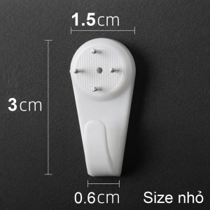 Set 10 đinh 4 chân treo tranh ảnh đồ dùng tiện lợi - Móc treo đồ đóng tường lắp đặt nhanh gọn