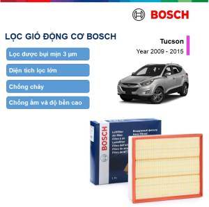 LỌC GIÓ ĐỘNG CƠ BOSCH :HYUNDAI TUCSON ĐỜI XE 2009 ĐẾN 2015