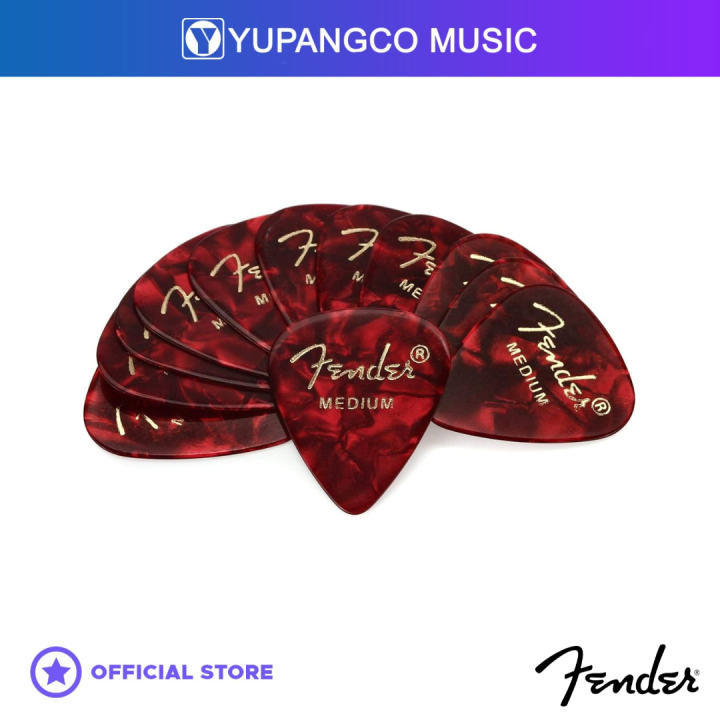 Fender Premium Celluloid 351 Shape Picks, Medium, Abalone, Pack - Foto 5