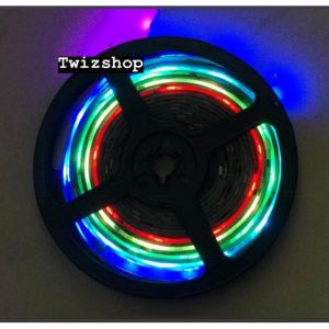 Lampu LED Strip Running RGB 5 Meter DC 12V 24V 24 volt + IC Pintar IP44 Waterproof Mobil Truk Canter Bis Pickup Super Terang