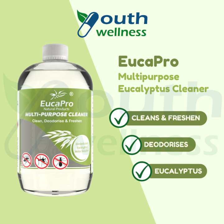 EucaPro Multi Purpose Disinfectant Eucalyptus Natural Cleaner (500 mL ...