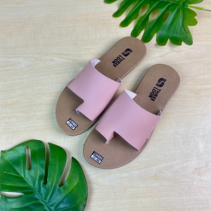 THREELOOK Official Sandal Kulit Wanita Slop Jepit Flat Non Slip - Nagita