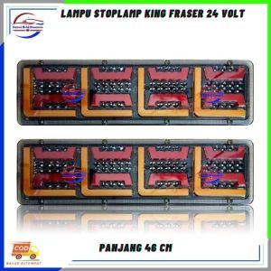 Lampu Led Stop lamp Stoplamp Variasi Rem Belakang Sein Running Mobil Truk Truck Canter Fuso 24 Volt