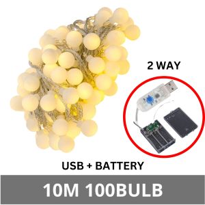 Camping Led Strip Lighting Fairy Light Tape Measure String Light Atmosphere Led Strip Light Decoration Outdoor String light LED Ball Light Lampu Camping Khemah