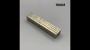 Square Block 15x5x4mm Magnet 2-200pcs 15*5*4mm Accessory for Refrigerator Fridge Kitchen Garage Office Whiteboard Science