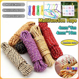 AmoKi 5m 10m Multifunction Rope Clothesline Nylon Non-slip and Windproof Clothesline Drying Quilt
